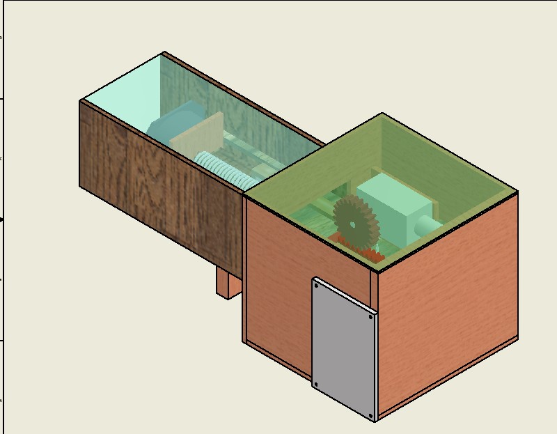 Isometric view of Artisan CAD model